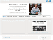 Tablet Screenshot of hernansalgadopesantes.com